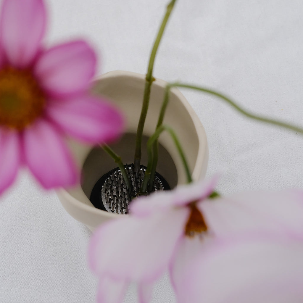 Flower Frog Floral Pin