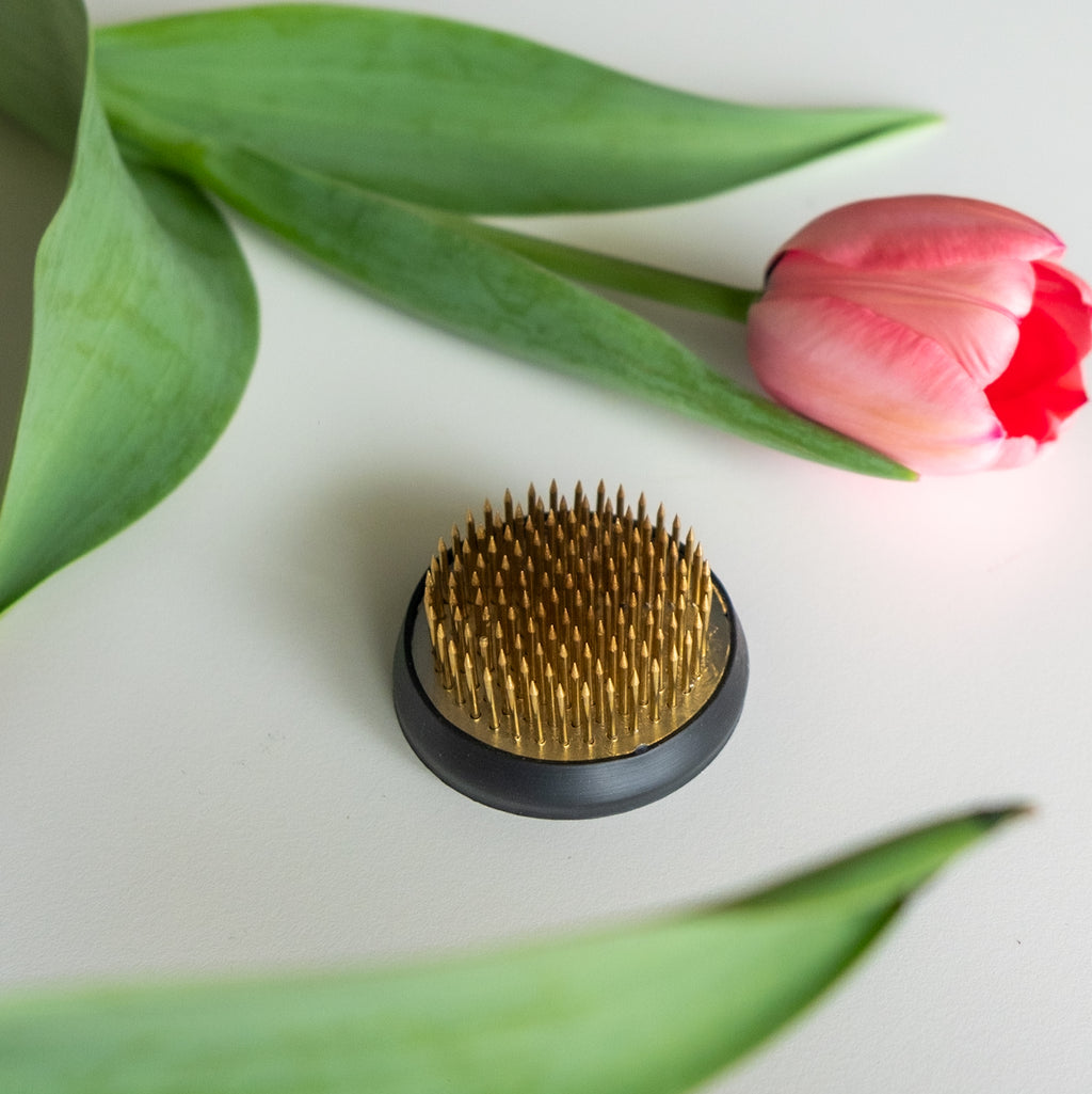 Flower Frog Floral Pin