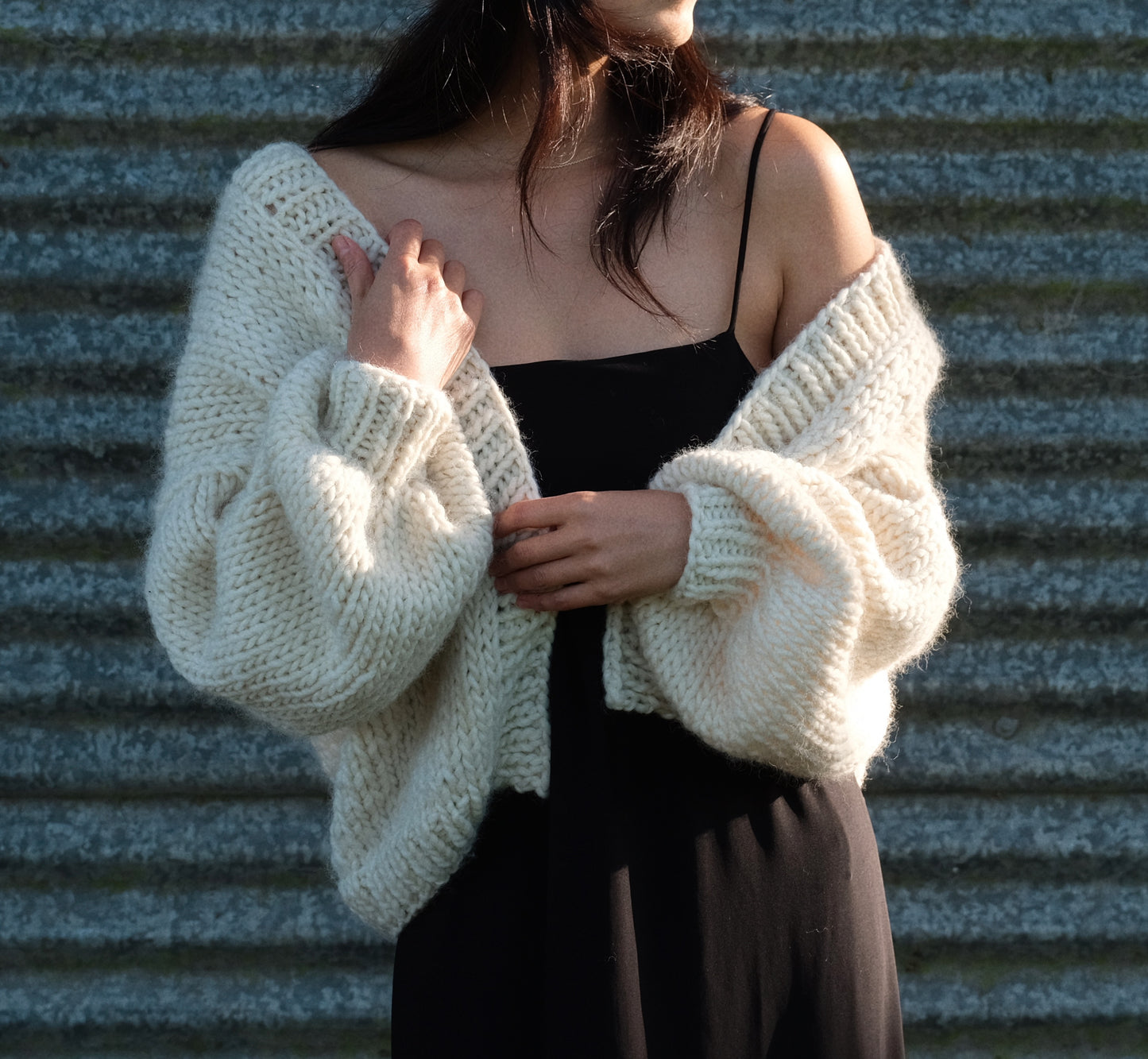 The Cosy Cardigan Sample / Cloud