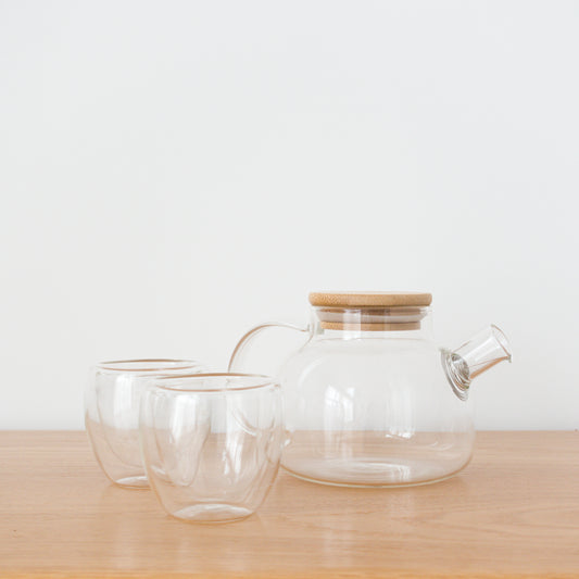 The Glass Teapot Set