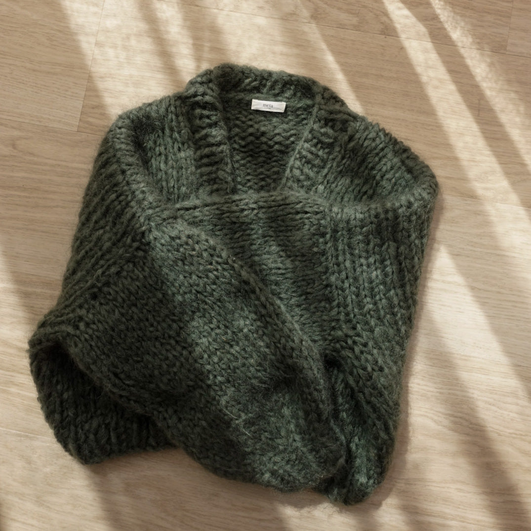 The Cosy Cardigan Sample / Fern