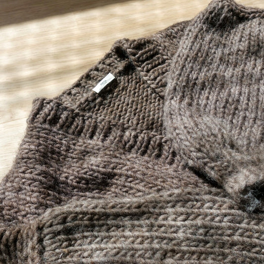 The Cosy Cardigan Sample - Espresso