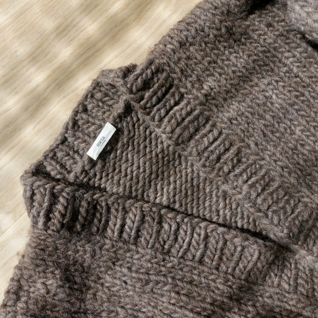 The Cosy Cardigan Sample - Espresso