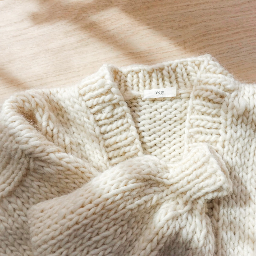 The Cosy Cardigan Sample / Cloud